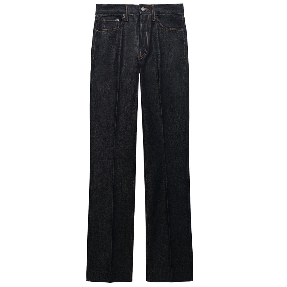 ZARA HIGH RISE BOOTCUT ZW COLLECTION JEANS size 4 - Picture 3 of 10